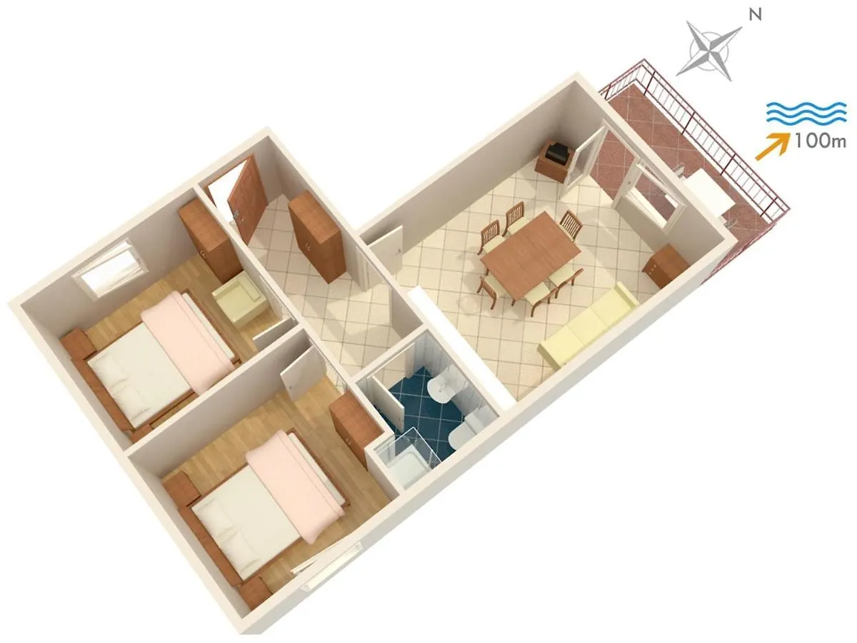 Apartments By The Sea Dramalj, Crikvenica - 2376